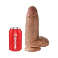 Pipedream King Cock Chubby 9 in. Realistic Dildo with Suction Cup