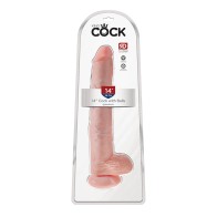 Dildo Realista de 14 Pulgadas King Cock