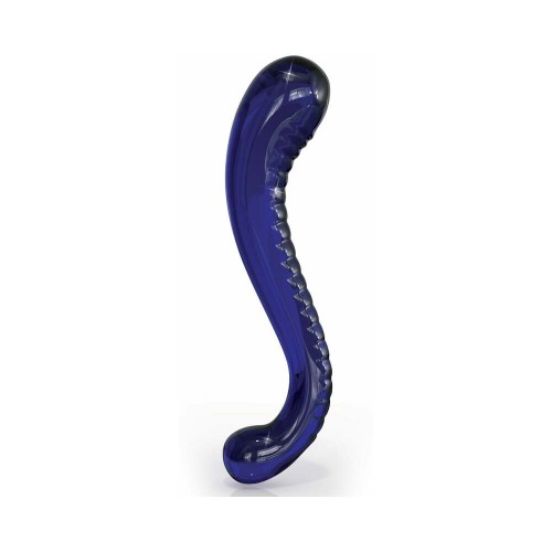 Dildo de Vidrio Doble Punta Curvada Icicles No. 70