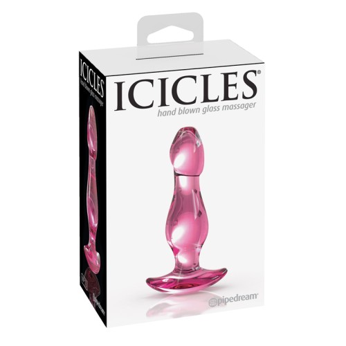 Pipedream Icicles No. 73 Glass Anal Plug Pink