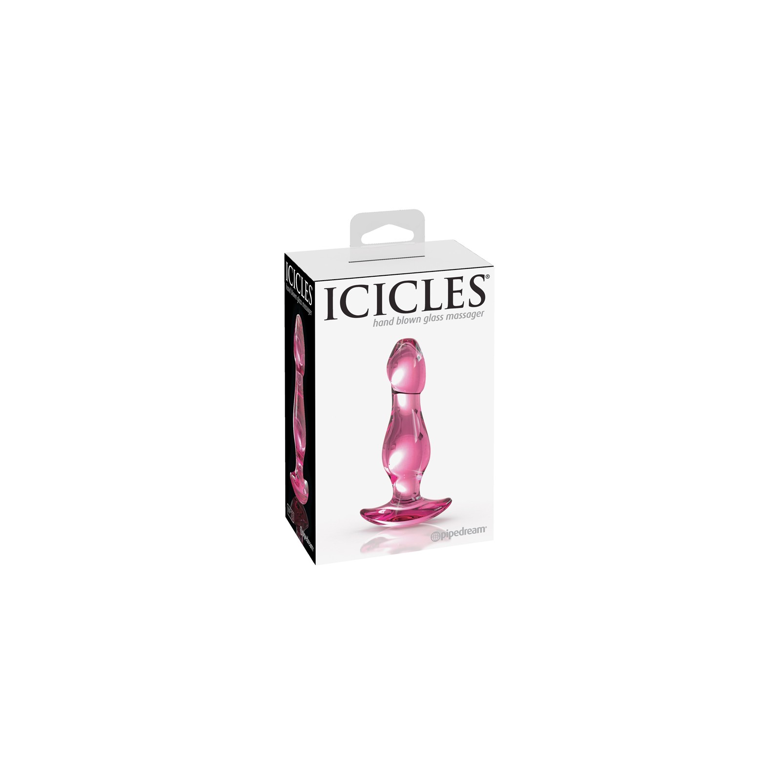 Pipedream Icicles No. 73 Glass Anal Plug Pink