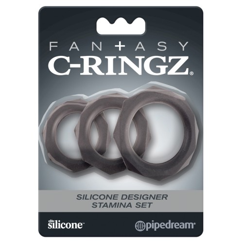 Pipedream C-Ringz Silicone Stamina Set - Expand Your Pleasure