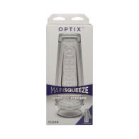 Main Squeeze Optix Clear Masturbator - Ultimate Pleasure Toy