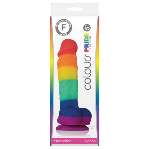 Dildo Edición Orgullo Colores de 5 in.