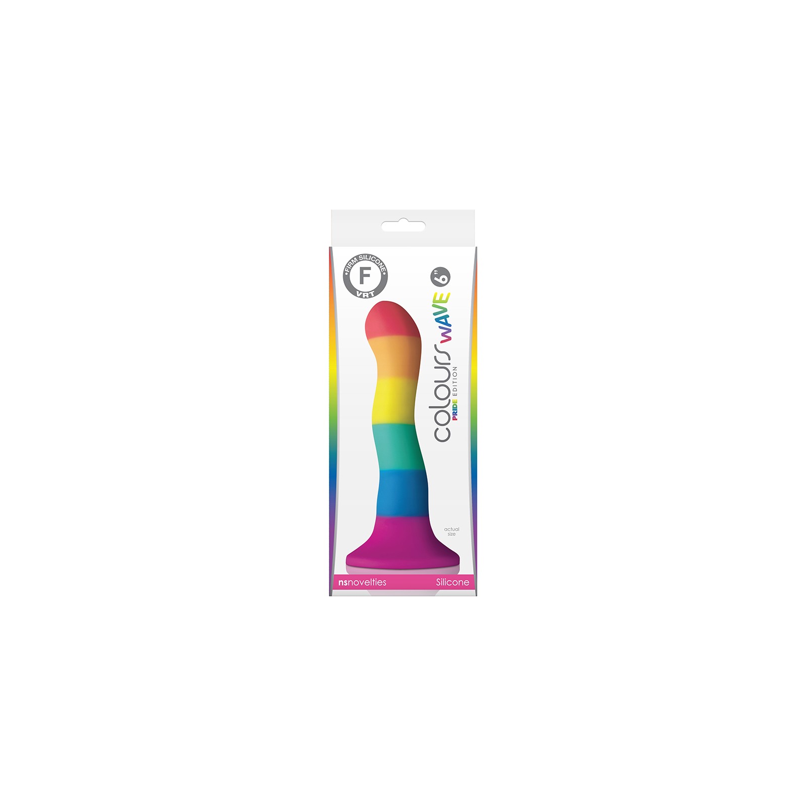 Colours Pride Edition Wave 6 in. Dildo Rainbow