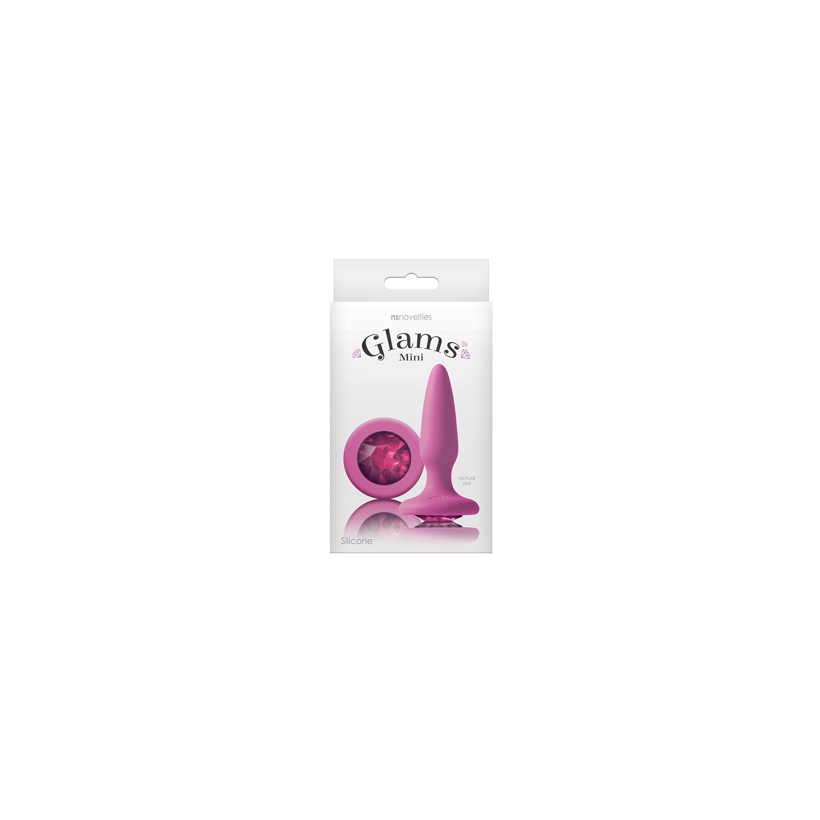 Plug Anal Mini Glams con Piedra Rosa