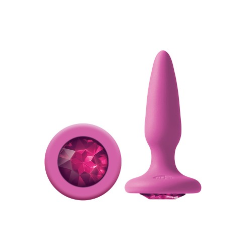 Plug Anal Mini Glams con Piedra Rosa