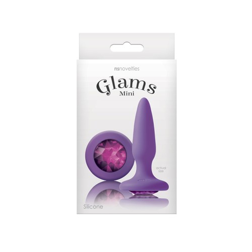 Mini Plug Anal con Gemas Brillantes