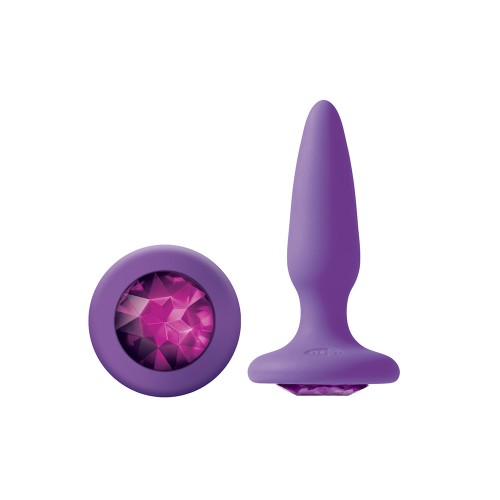 Mini Plug Anal con Gemas Brillantes