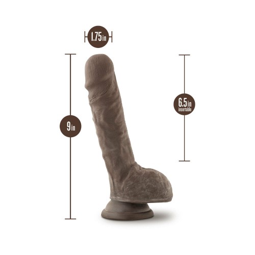 Au Naturel Big Billy 9in Posable Dildo