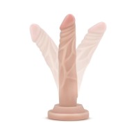 Dr. Skin Mini Realistic 5 in. Dildo Beige - Perfect Size for Comfort