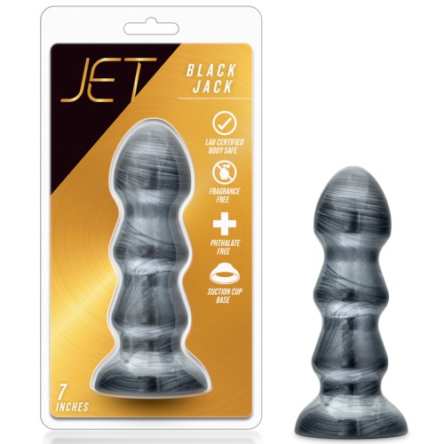 Jet Black Jack Anal Plug 7 inch