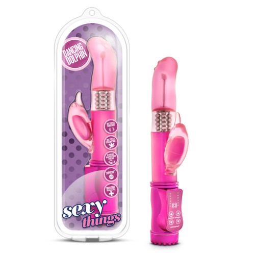 Vibrador de Doble Estimulación Dancing Dolphin