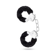 Temptasia Adjustable Faux Fur Cuffs - Black