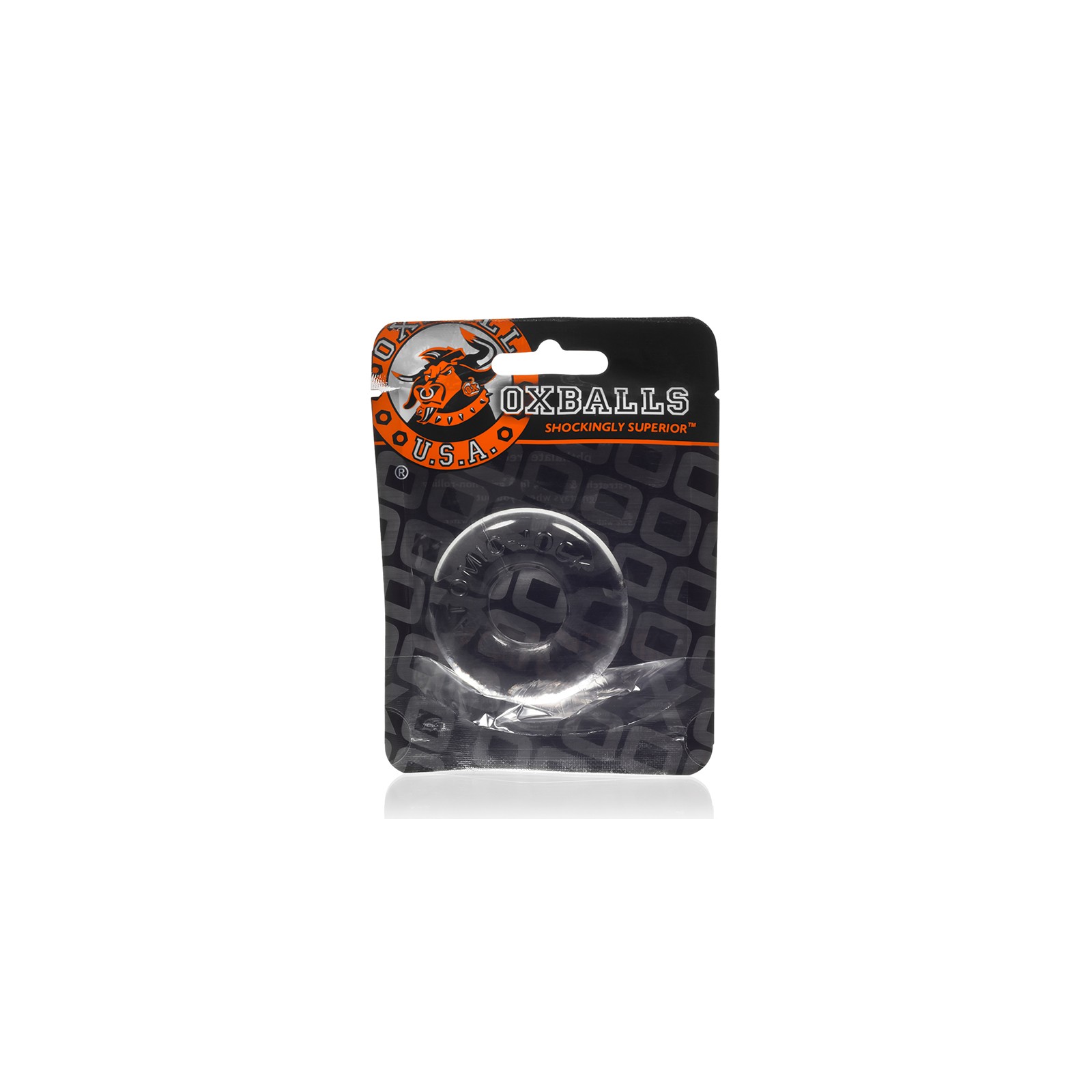 OxBalls Do-Nut-2 Cockring Grande Transparente