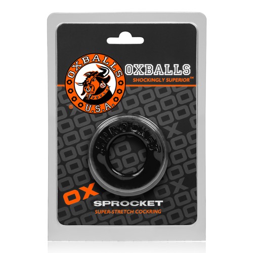 OxBalls Sprocket Black Cockring