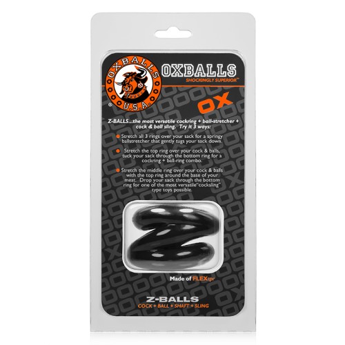 OxBalls Z-Balls Estirador de Testículos Negro