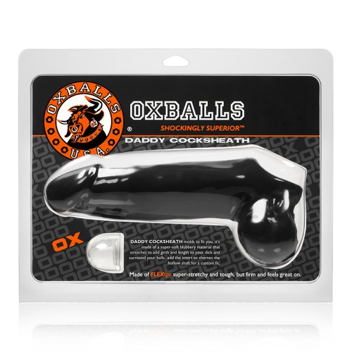 OxBalls Daddy Black Cocksheath