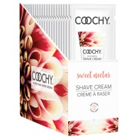 Coochy Shave Cream Sweet Nectar 24pc Display