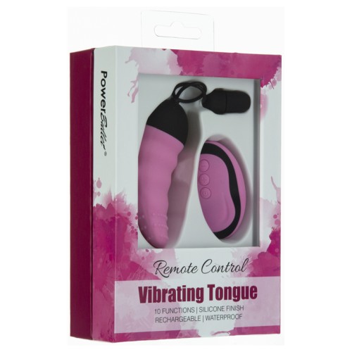 Power Bullet Remote Controlled Tongue Vibrator