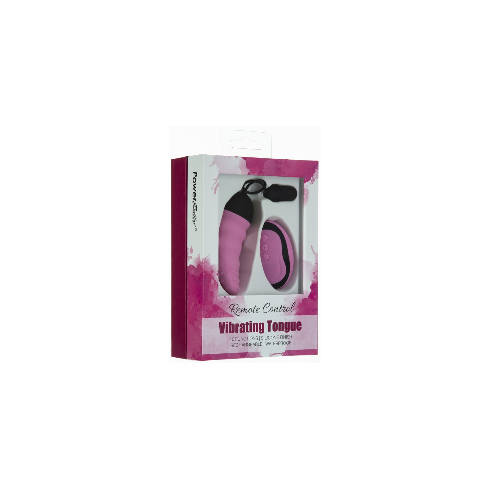 Power Bullet Remote Controlled Tongue Vibrator