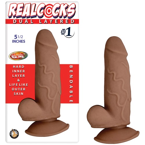 Dual Layered Realistic 5.5 Inch Dildo