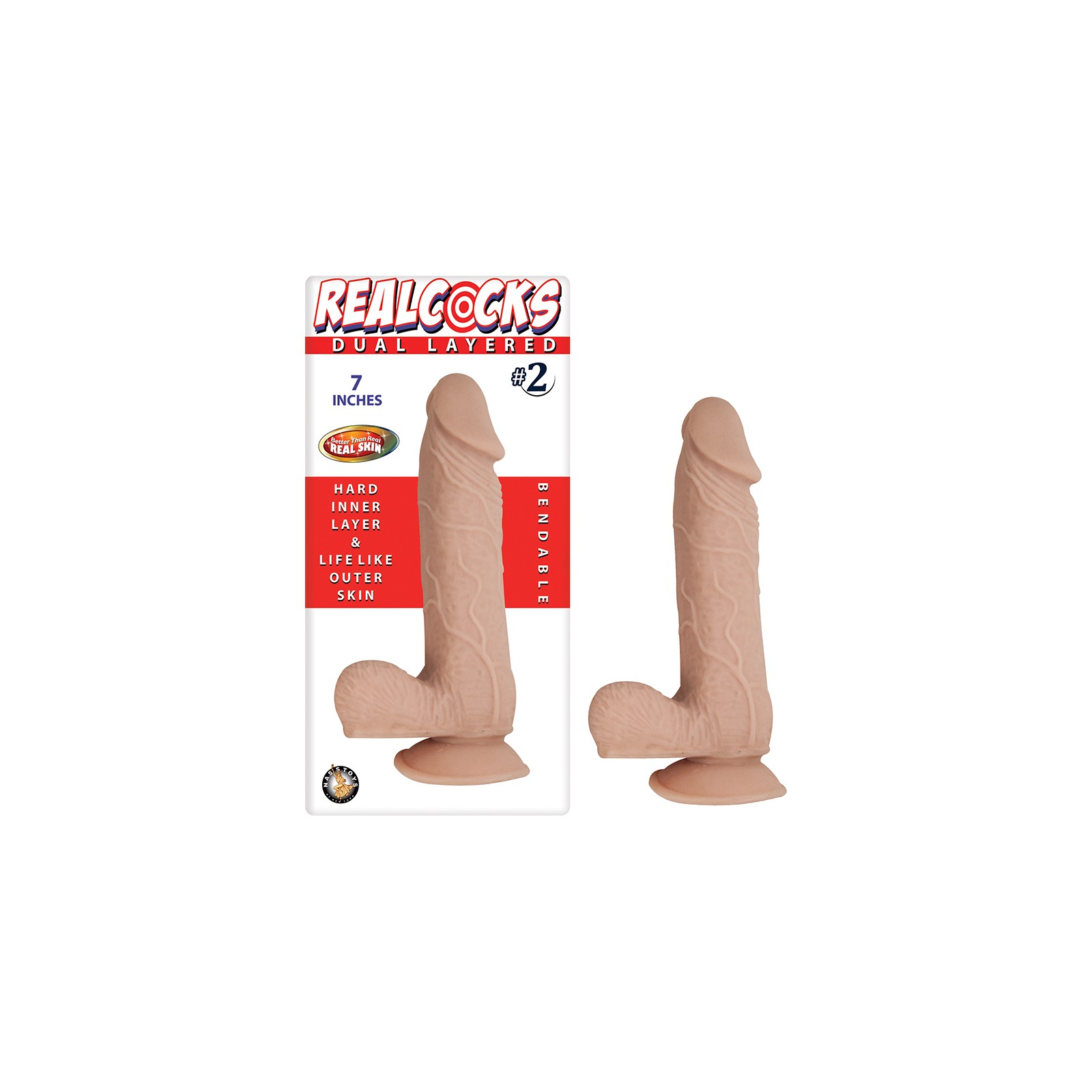 Dildo de capas duales Realcocks para placer realista