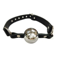 Ball Gag Rouge con Bola de Acero Inoxidable