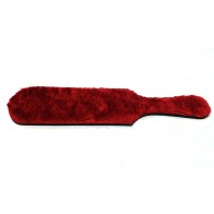 Rouge Paddle with Fur for Impact Play Enthusiasts