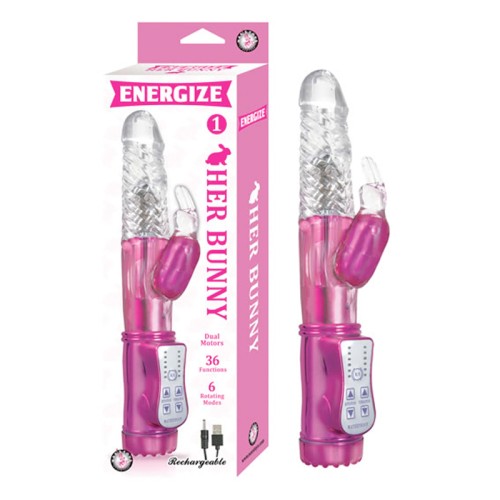 Vibrador Conejo Energize Her Bunny 1 para Estimulación Definitiva