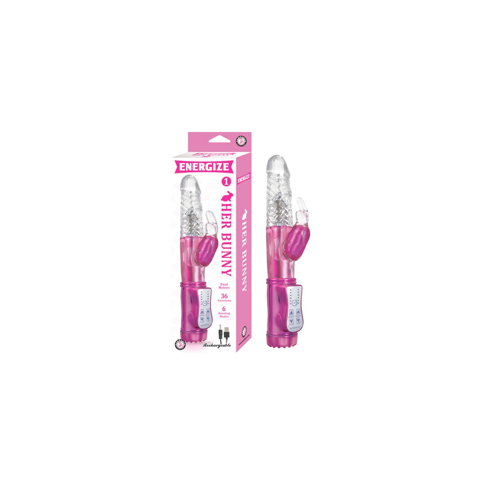 Vibrador Conejo Energize Her Bunny 1 para Estimulación Definitiva