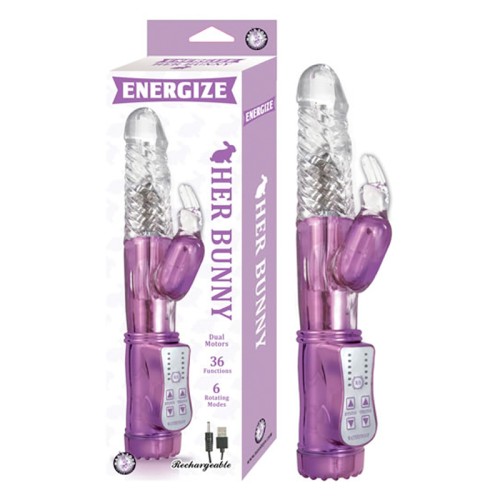 Vibrador Energize Her Bunny con 36 Funciones