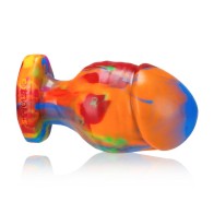 OxBalls Honcho-3 Large Buttplug Rainbow - Extreme Pleasure