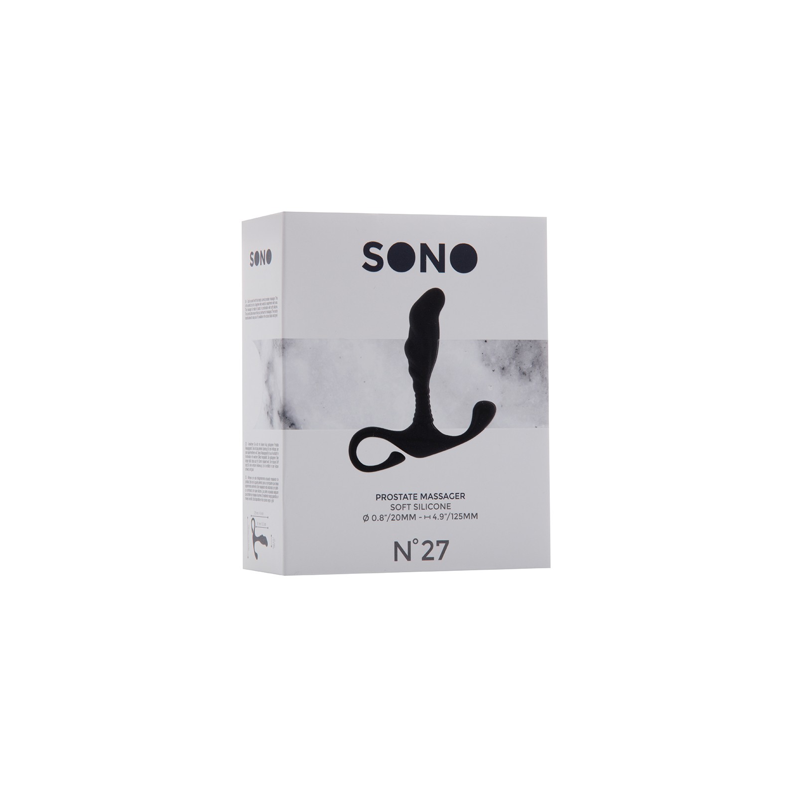 SONO No. 27 Soft Silicone Prostate Massager - Beginner Friendly