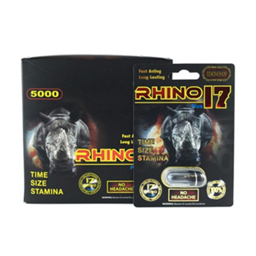 Rhino 17 5000 Plus Capsules for Enhanced Stamina