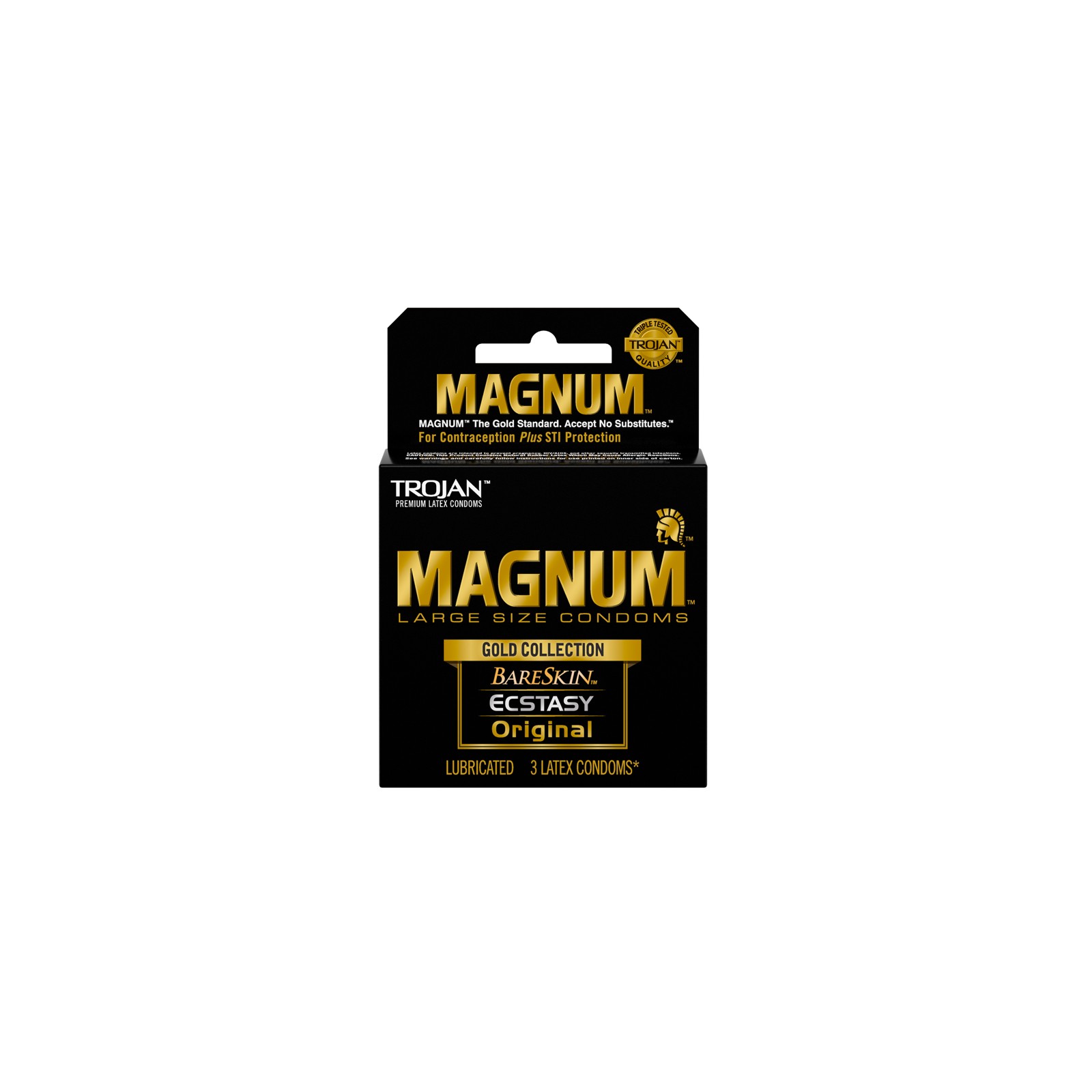 Colección Trojan Magnum Gold 3pk