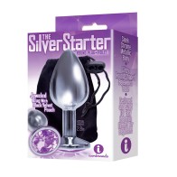 Bejeweled Stainless Steel Butt Plug Violet