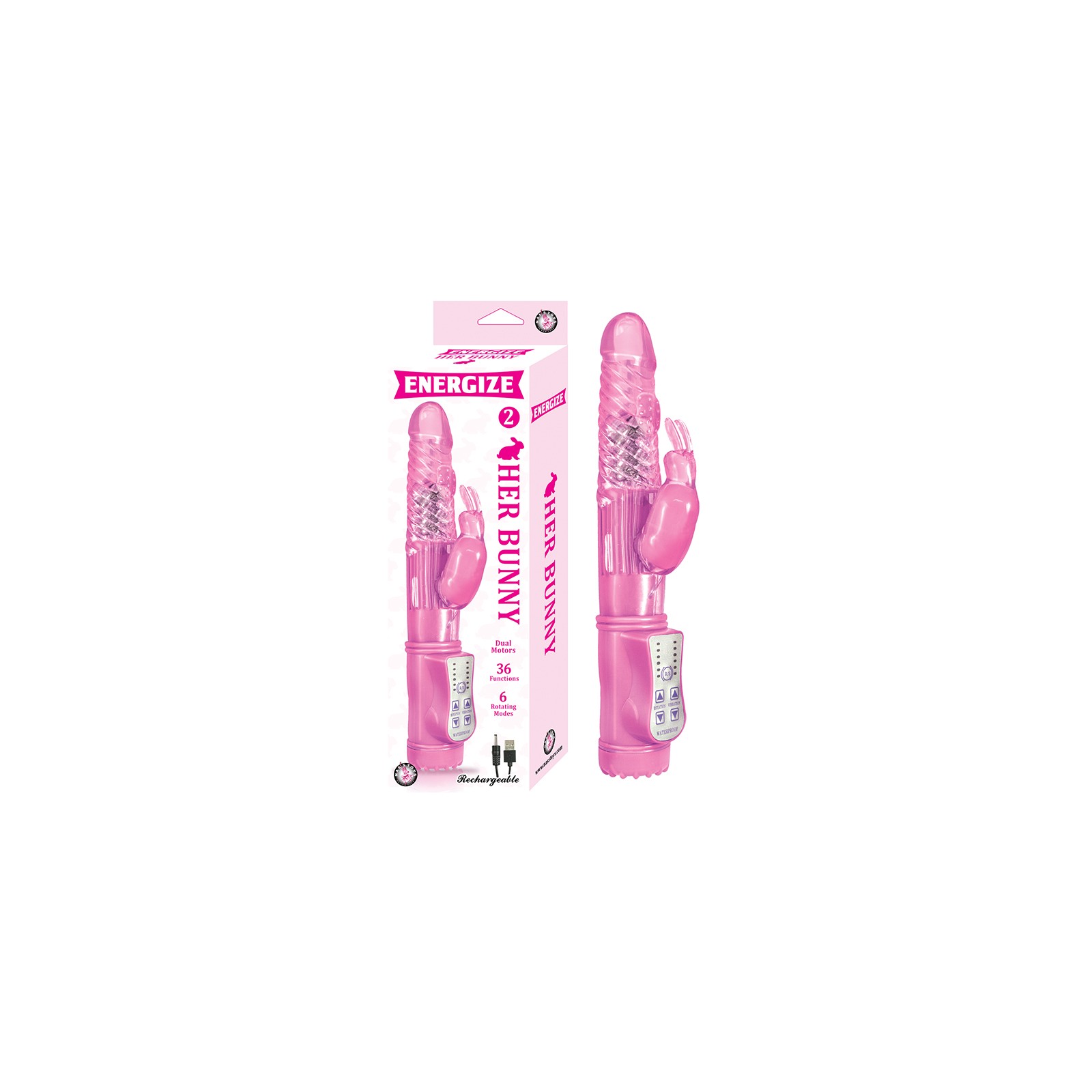 Vibrador Energize Her Bunny 2 Recargable