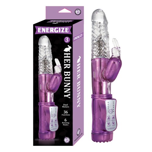 Energize Her Bunny Waterproof Dual Motor Rabbit Vibrator