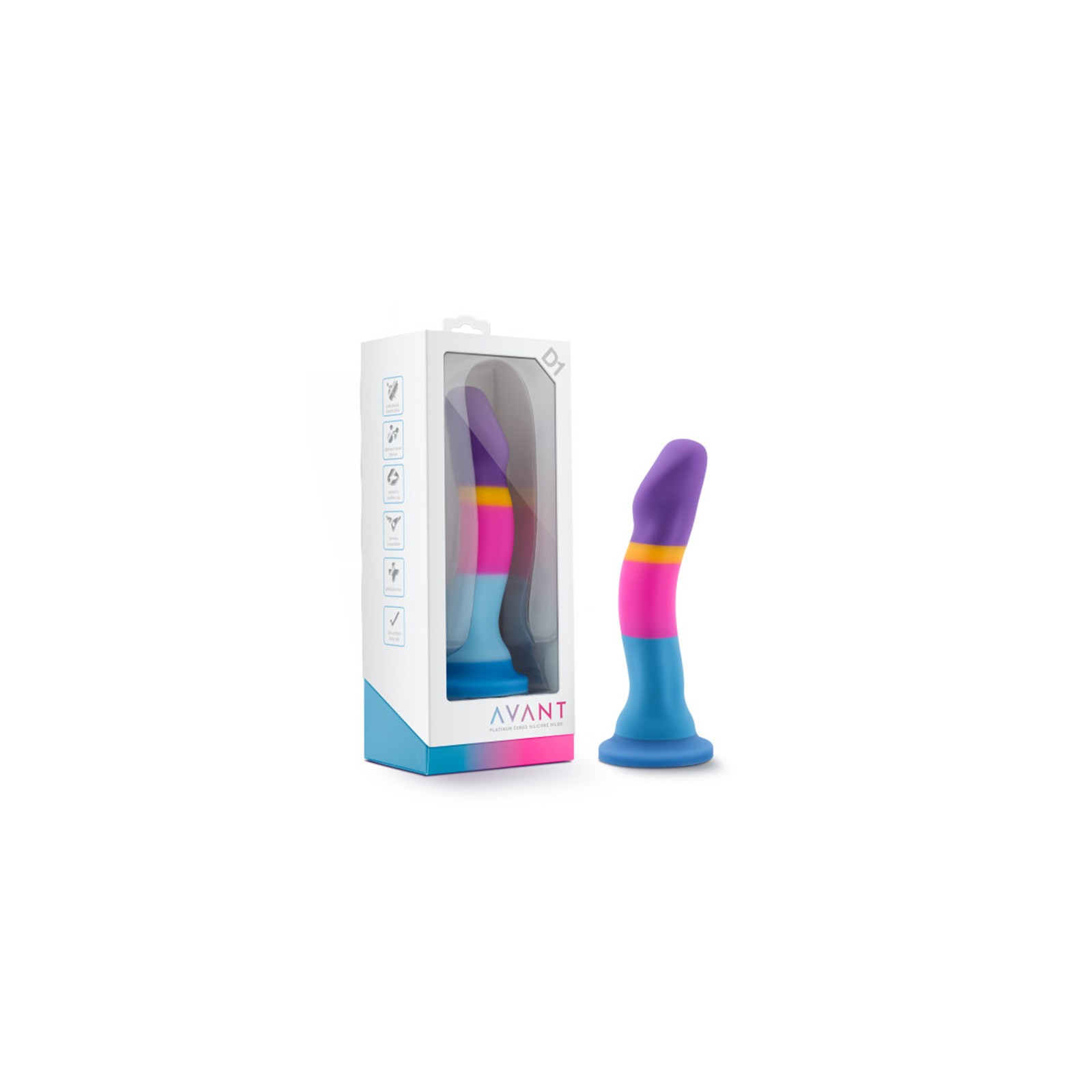 Avant D1 Hot 'n' Cool 7.5 in. Silicone Dildo