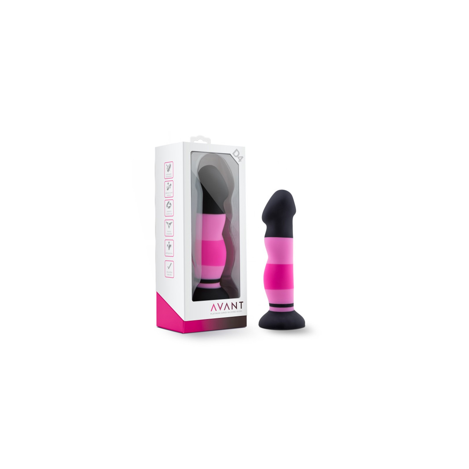 Dildo Avant D4 Sexy en Rosa para el Placer Supremo