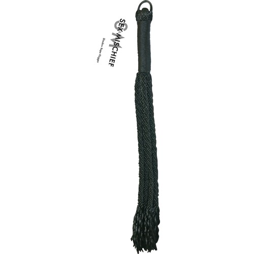 Sportsheets Shadow Rope Flogger Black