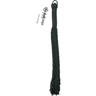 Flogger de Cuerda Sombra Sportsheets Negro