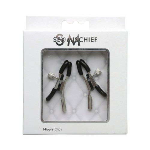 Sportsheets Sex & Mischief Nipple Clips - Adjustable