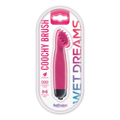 Wet Dreams Coochy Brush 10 Funciones Magenta para Placer Intenso