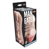 Masturbador Oral y Vaginal Skinsation Man Eater