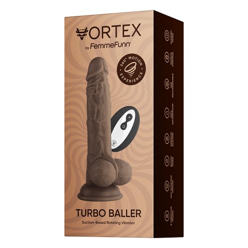 Dildo Vibrador FemmeFunn Vortex Turbo Baller 2.0 para Placer Inigualable