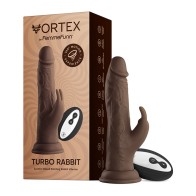 FemmeFunn Vortex Turbo Conejo 2.0 Dildo Estimulador Dual