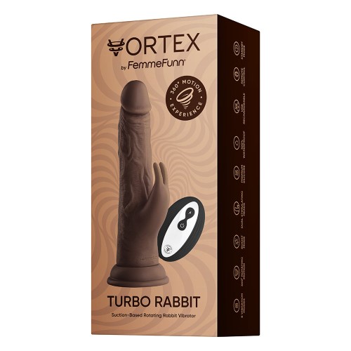 FemmeFunn Vortex Turbo Rabbit 2.0 Dual Stimulation Dildo