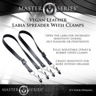 Labia Spreader Straps with Clamps - Master Series